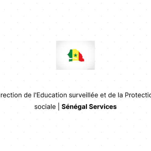 Direction de l'Education surveillée et de la Protection sociale Sénégal Services